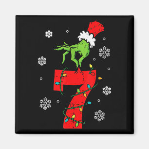 Nummer 7 passend 67 Meme 6 7 Weihnachten Jungen Ju Magnet