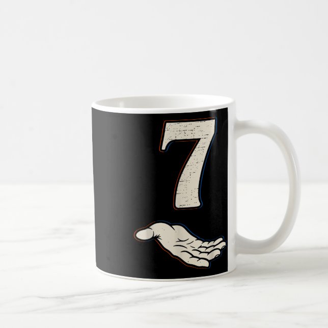 Nummer 7 passend 67 Meme Halloween-Kostüm Männer W Kaffeetasse (Rechts)