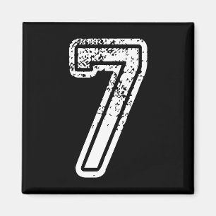 Nummer 7 passend 67 Meme Halloween Kostüm Männer W Magnet