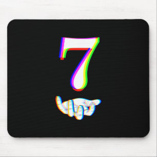 Nummer 7 passend 67 Meme Halloween-Kostüm Männer W Mousepad