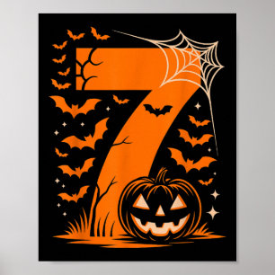 Nummer 7 passend 67 Meme Halloween-Kostüm Männer W Poster