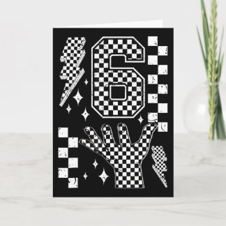 Nummer 7 passend 67 Meme Kariertes Kostüm Kinder  Karte