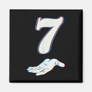 Nummer 7 passend zu 67 Six Seven Meme Paar Hallowe Magnet