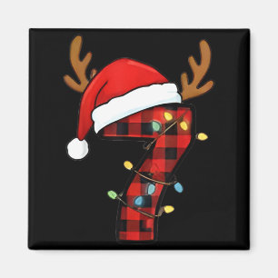 Nummer 7 Passende 67 Meme Weihnachtskostüm Männer Magnet