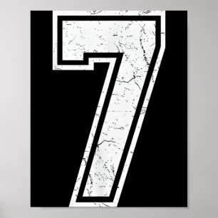 Nummer 7 passendes 67 Meme Kostüm Männer Frauen Ki Poster
