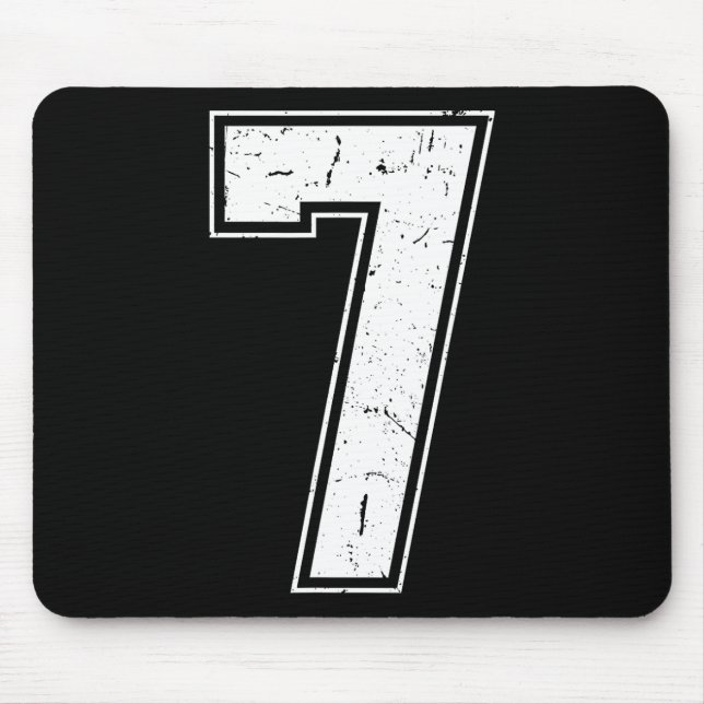 Nummer 7 passendes Kostüm 67 Meme Kostüm Kummer Mousepad (Vorne)