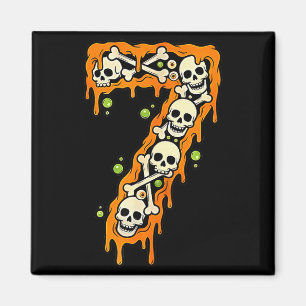 Nummer 7 Sechs Sieben 6 7 Meme Lustiges Design Paa Magnet