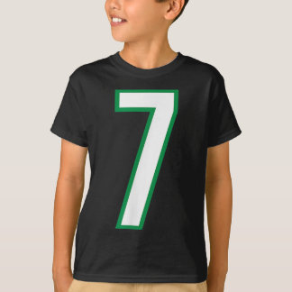 Nummer 7 Sport White Green Nummer T-Shirt