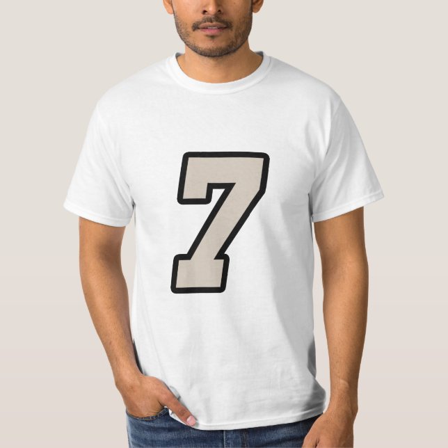 Nummer 7 T-Shirt (Vorderseite)