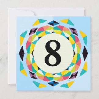 Nummer 8 - Party Einladung