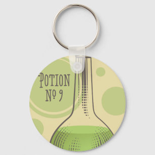 Nummer 9 Button-Schlüsselanhänger Schlüsselanhänger