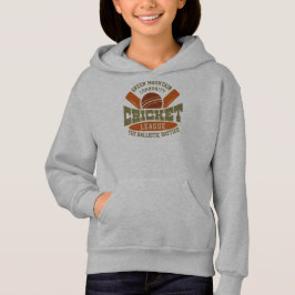 Nummer der ausgewählten Cricket Club-Liga Hoodie