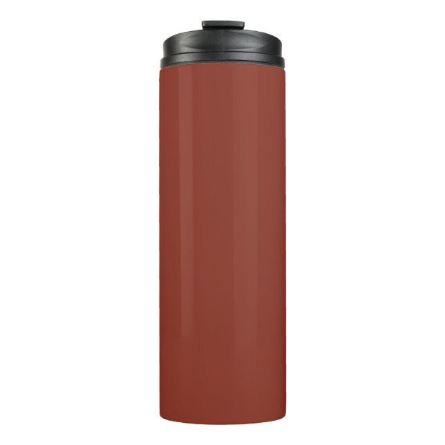 Nummer der Geburt (feste Farbe) Thermosbecher (Vorderseite)