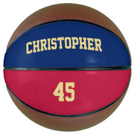 Nummer des Mit Monogramm Clubteams der benutzerdef Basketball