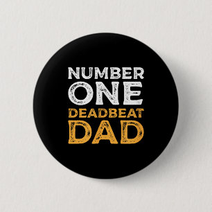 Nummer Eins Deadbeat Vater je Quote Gag Spaß Graph Button