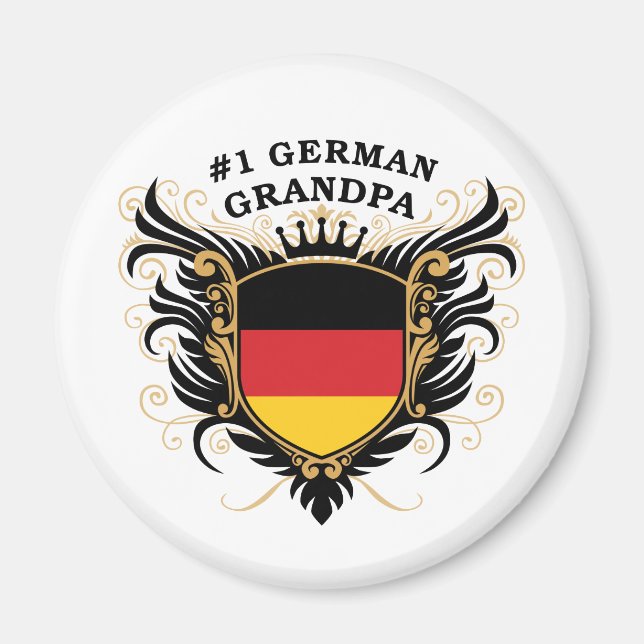 Nummer Eins der deutschen Großmutter Magnet (Vorne)