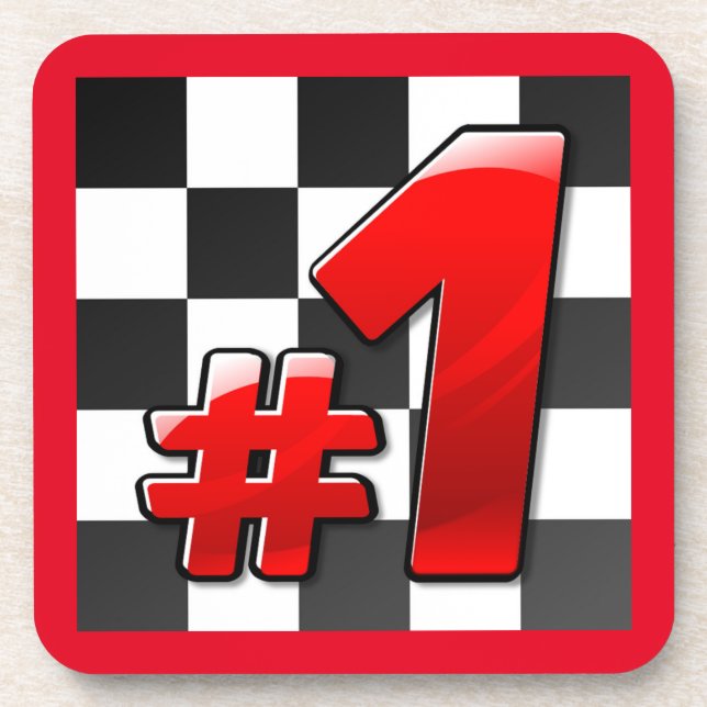NUMMER EINS GETRÄNKEUNTERSETZER (Vorderseite)