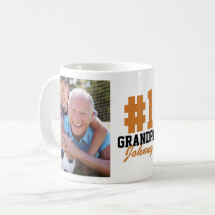 Nummer Eins Großvater 2 Foto Vatertag Kaffeetasse