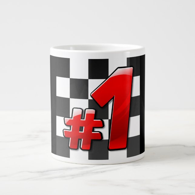NUMMER EINS Jumbo-Tasse (Vorderseite)