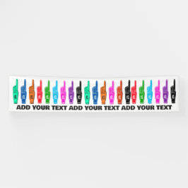 NUMMER EINS-SCHAUMSTOFF-FINGERBILD BANNER