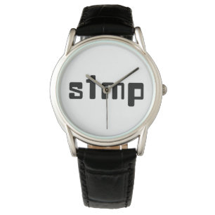 Nummer eins Simp Armbanduhr