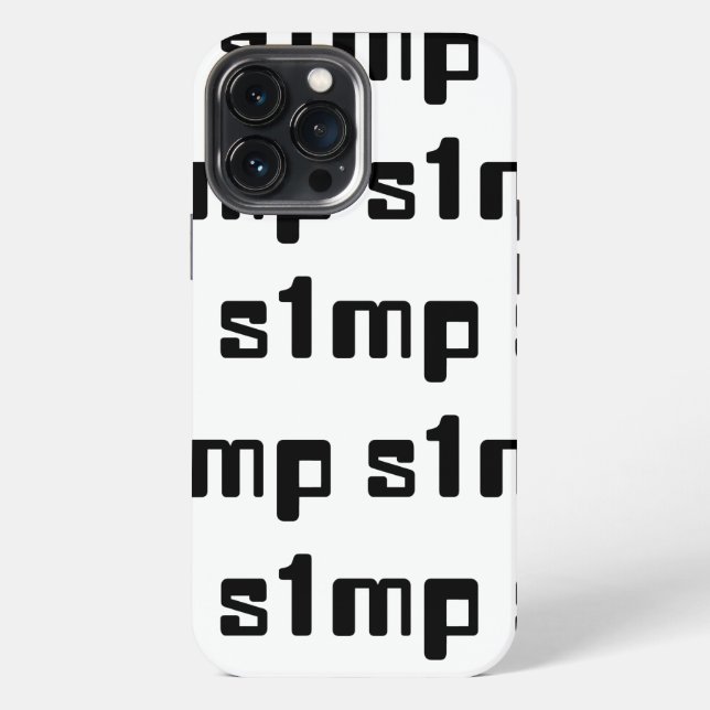 Nummer eins Simp iPhone 13 Pro Max Hülle (Rückseite)