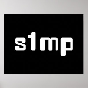 Nummer eins Simp Poster