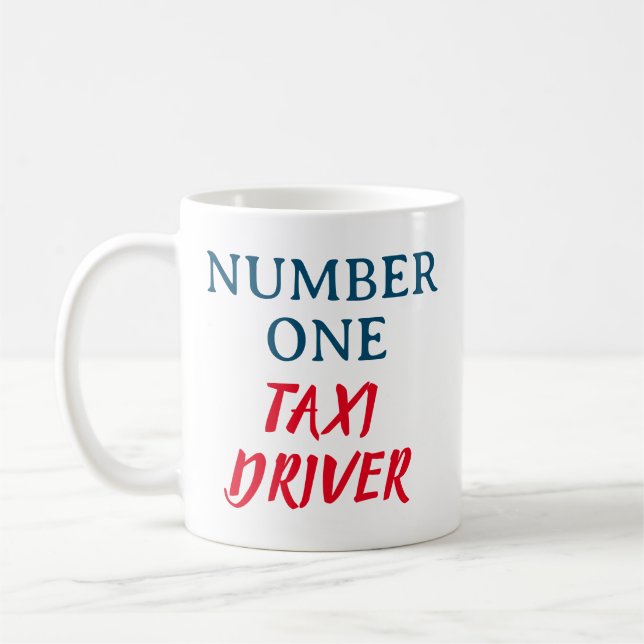 Nummer eins Taxifahrer Kaffeetasse (Links)