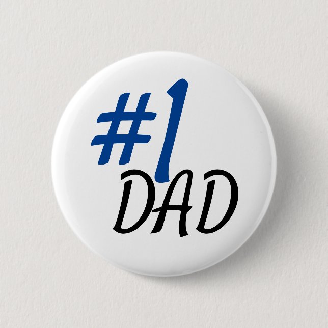 Nummer eins Vater Button (Vorderseite)