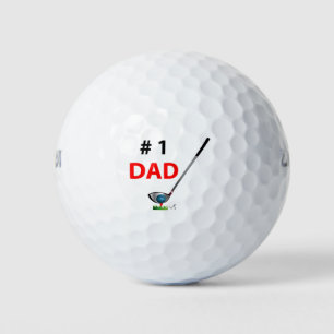 Nummer Eins Vater Geburtstag Geburtstag Cool Golfball