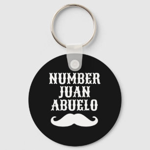 Nummer Juan Abuelo Spanisch Mexikanisch Beste Vate Schlüsselanhänger
