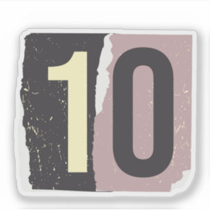 Nummer Magazin Lösegeld 10 Aufkleber