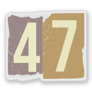 Nummer Magazin Lösegeld 47 Aufkleber
