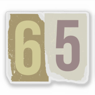Nummer Magazin Lösegeld 65 Aufkleber