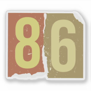 Nummer Magazin Lösegeld 86 Aufkleber
