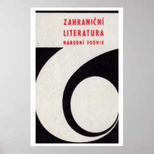 Nummer Sechs Matchbox Kunst Druck, Tschechoslowaki Poster