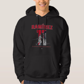 Nummer und Portrait Jose Ramirez Cleveland MLBPA Hoodie