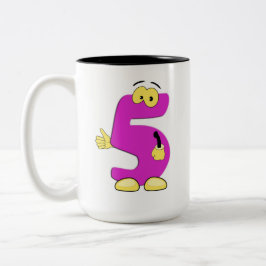 nummerierte Tasse