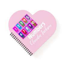 Nummern 1 bis 10 Notebook-Frühe Mathematiklehrer