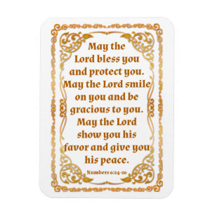 Nummern 6:24-26 Magnet