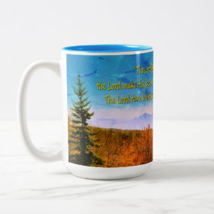 Nummern 6:24-26 zweifarbige tasse
