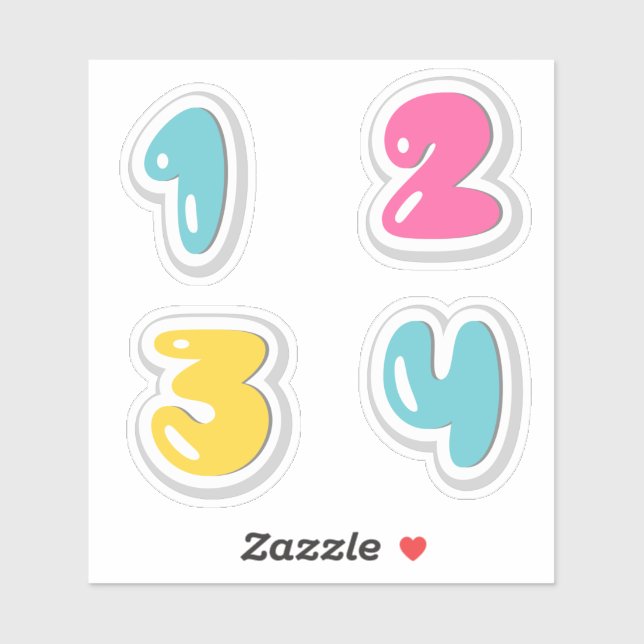 Nummernschild Aufkleber (Blatt)