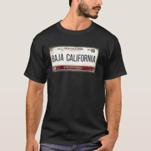 Nummernschild des Bundesstaates Baja California, M T-Shirt