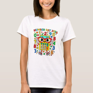 Nummerntag 2026 Süße Mathe-Rechner T-Shirt