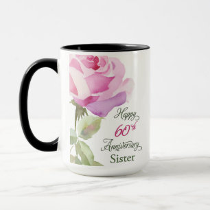 Nun 60th Anniversary Katholisches Jubiläum Rosa Ro Tasse