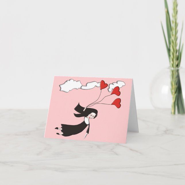 Nun Cartes pour notes vierge à l'intérieur d'une n (Devant)