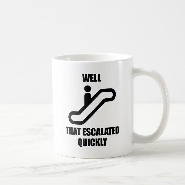 Nun, das eskalierte schnell kaffeetasse (Rechts)
