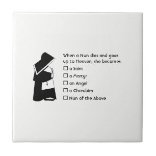 Nun Fun - sauber Spaß, Nun Heaven Joke Fliese