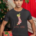 Nun Hung Strumpf Naughty Weihnachtsfeiertag T-Shirt<br><div class="desc">Dieses Design wurde mit digitaler Kunst erstellt. Sie können den Stil dieses Shirts ändern, indem Sie Mehr > unter der Option Stil auswählen. Es kann personalisiert sein, in dem Bereich bereitstellen oder anpassen, indem Sie den Klick, um weitere Option anpassen und den Namen, Initialen oder Wörter ändern. Sie können auch...</div>