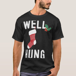 Nun Hung Xmas Strumpf Männer Ehemann Vater Boyfrie T-Shirt